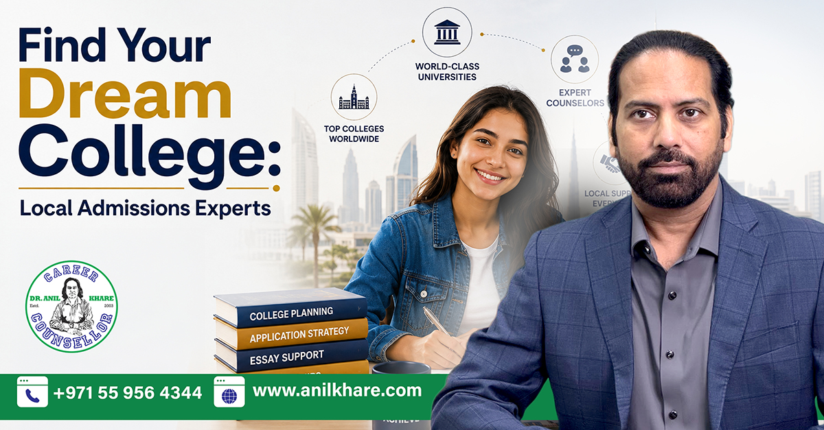 college admissions counselors in UAE Dubai